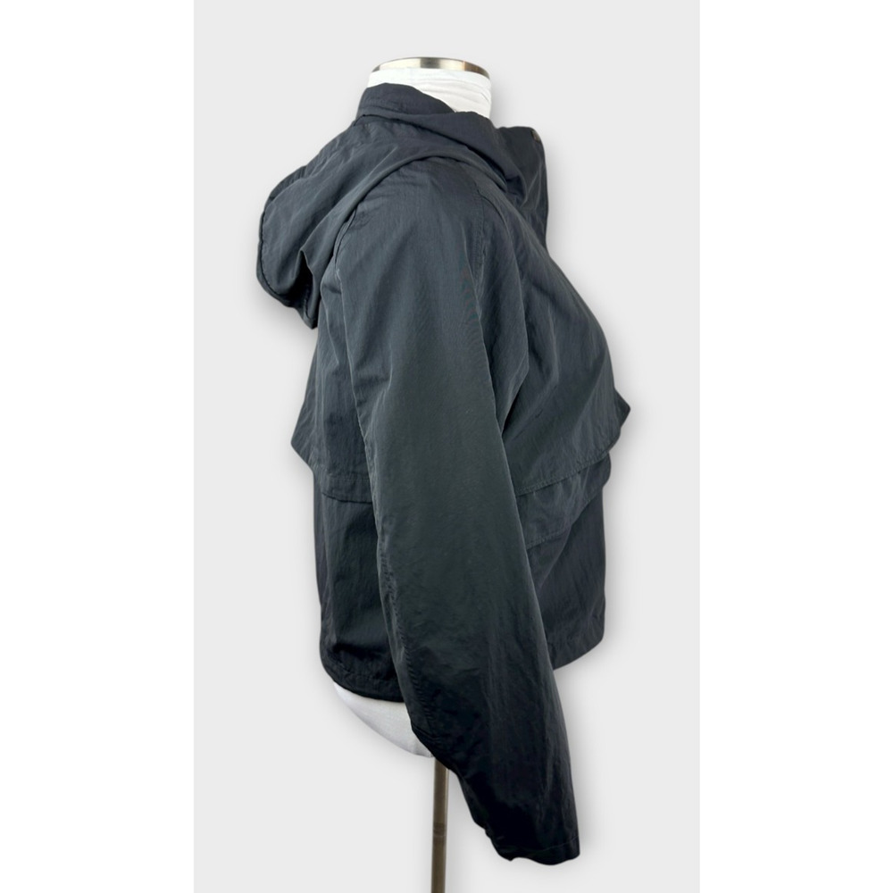 Lululemon Always Effortless Jacket Full Zip Hooded Water Repellent Black Size 10 - Picture 11 of 16